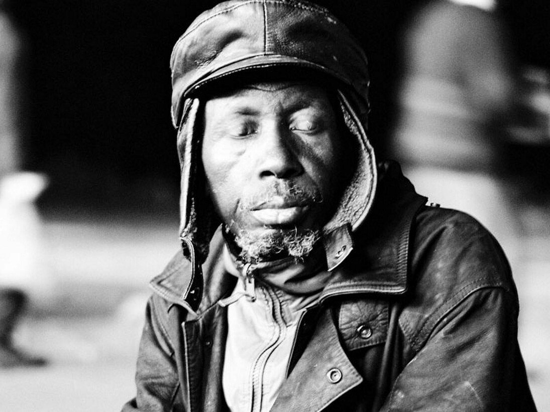 Santu Mofokeng, Ishmael: Eyes Wide Shut – Motouleng Cave, Clarens – Magic and Disease – Ishmael. Courtesy carlier | gebauer