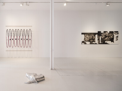 Various artists, El lado caliente [The warm side], exhibition view. Courtesy of Travesía Cuatro