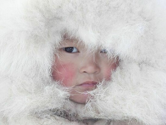 Nenya Vanuito, a young Nenets girl. Yamal, north west Siberia. (2011)