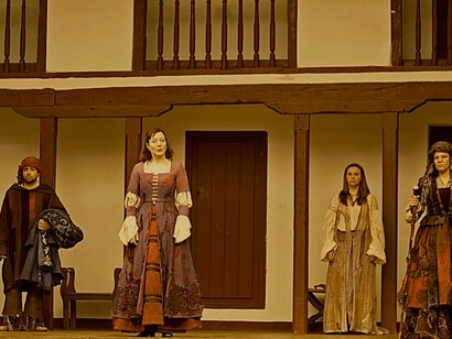 Representación de una obra en el Corral de Comedias Almagro