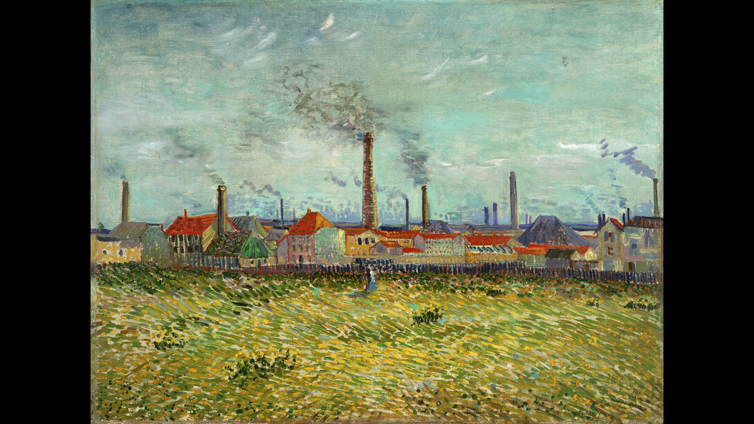 Vincent van Gogh. Factories at Clichy, 1887. Saint Louis Art Museum, funds given by Mrs. Mark C. Steinberg by exchange 579:1958. Courtesy of The Art Institute of Chicago