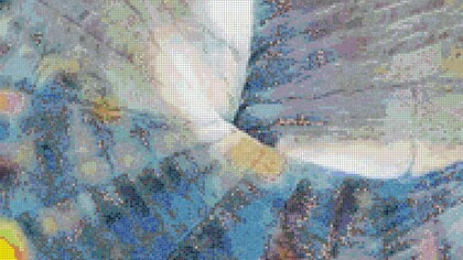 Simone Ferrero, Cosmic Rift, 206x120, 2 cm, 2023