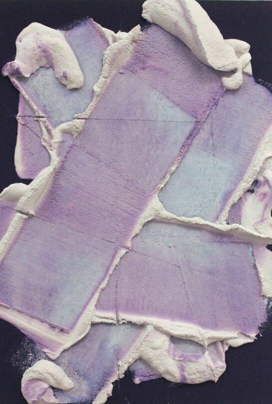 Hill, Patrick, Witchy Poo, 2013, Concrete, dye on canvas and panel, 40.6 x 30.5 cm, Courtesy of The Approach, London