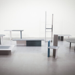 Wonmin Park. Haze, vue de l'exposition © Alix de Rozières | Courtesy Carpenters Workshop Gallery