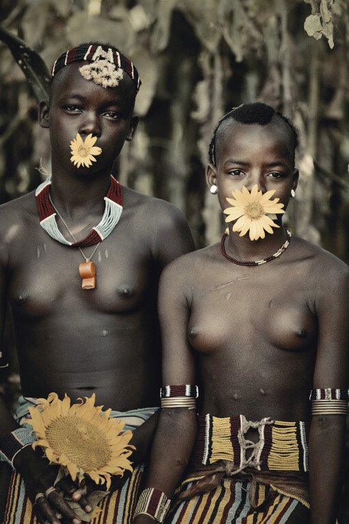 Jimmy Nelson, Barga & Hammarech, Banna Tribe, Bori Village, Southern Omo Valley, Ethiopia, 2011