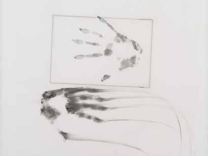 Jenny Holzer, Handprint, 2024. Courtesy of Sprüth Magers Gallerys