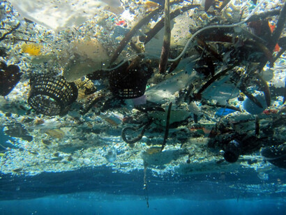 L'isola di plastica nell'Oceano