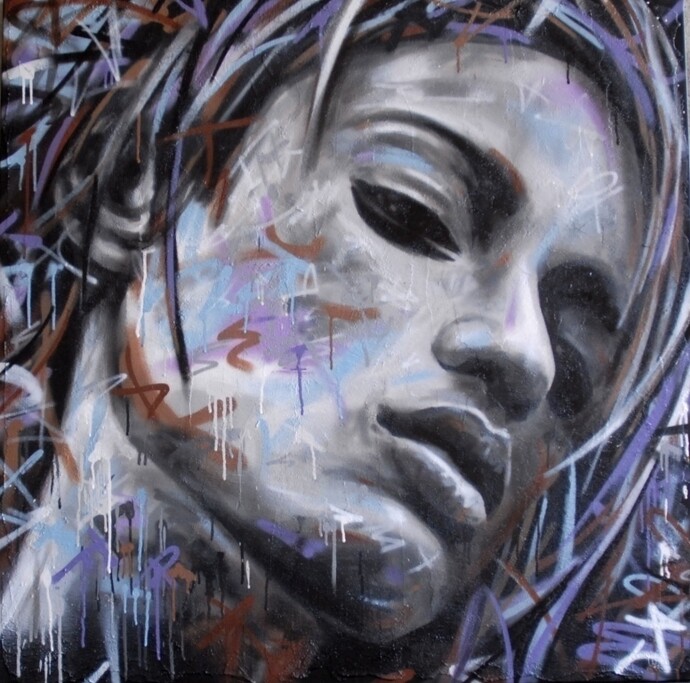 Joker, Untainted beauty, 100 x 100 cm