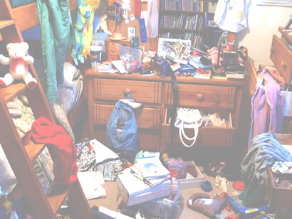 La casa in disordine