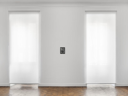 Alighiero e Boetti, Raddoppiare dimezzando, vista della mostra. Per gentile concessione dell'Accademia Nazionale di San Luca