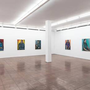 Shelley Niro, Portrait of a living room, exhibition view. Courtesy of Hales Gallery