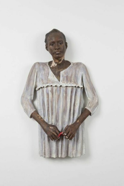 John Ahearn, Ello Ree, 37 3/4 x 23 1/2 x 13 1/2 in/96 x 60 x 34.5 cm