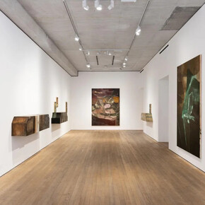 Biraaj Dodiya and Gieve Patel, Due to an obscure reason, exhibition view. Courtesy of Vadehra Art Gallery