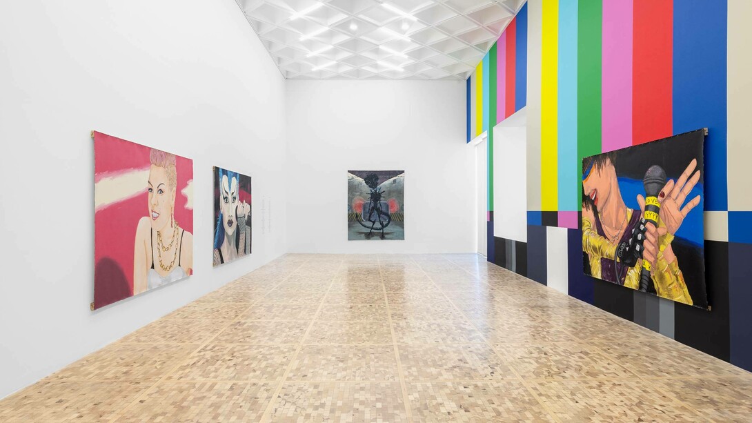 Manuela Solano, Alien queen / Paraíso extraño, vista de exhibición. Cortesía del Museo Tamayo