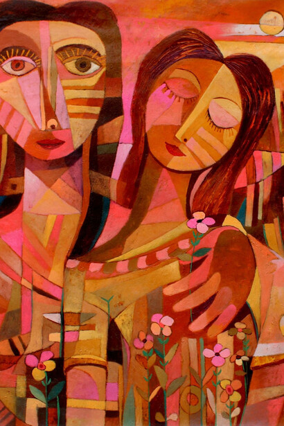 "Alma Latina". El enigma femenino es fuerte y central: una mujer idealizada, hierática, emancipada, protagonista de la modernidad y al mismo tiempo, una mujer arquetípica