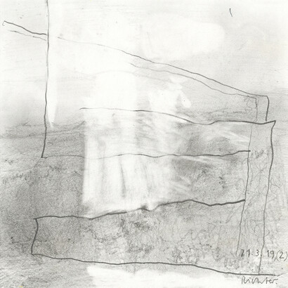 Gerhard Richter, 21.3.19 (2), 2019
Bleistift auf Papier, 15 x 15 cm, Gerhard Richter Archiv, staatliche Kunstsammlungen Dresden