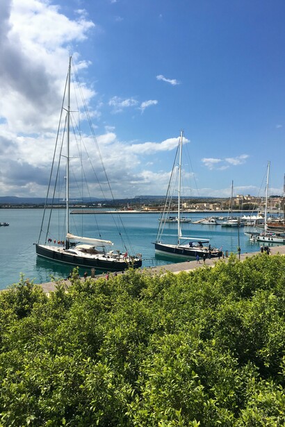 Ortigia, Siracusa, Italia.