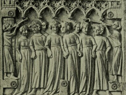 Los trabajadores del marfil de la edad media.Finales del siglo XIII.Museo británico, Londres, Inglaterra 