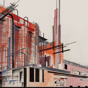 Yakov Chernikhov 1889-1951. Courtesy of Alon Zakaim Fine Art