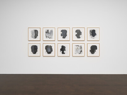 Christopher Wool, exhibition view. Courtesy of Gagosian 