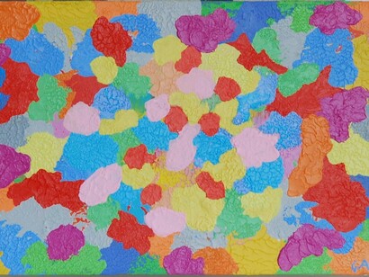 Ferruccio Gard, Chromatische Emotionen, Acrylfarben auf Leinwand, cm 30 x 40, 2001