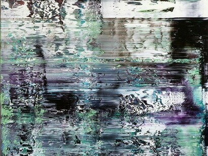 Stanley Casselman, Inhaling Richter #16, 2012, acrylic on canvas, 165 x 165 cm
