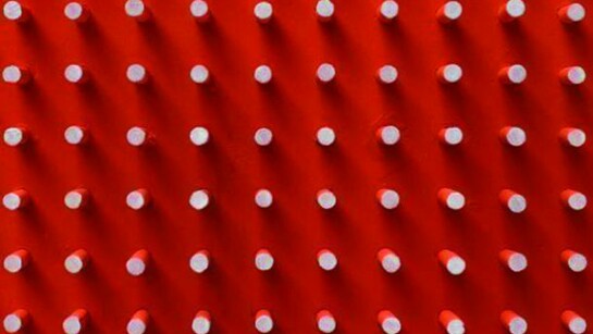 Luis Tomasello,Objet Plastique No. 1024, 2013, acrylic on wood, 21 x 41 x 8 cm