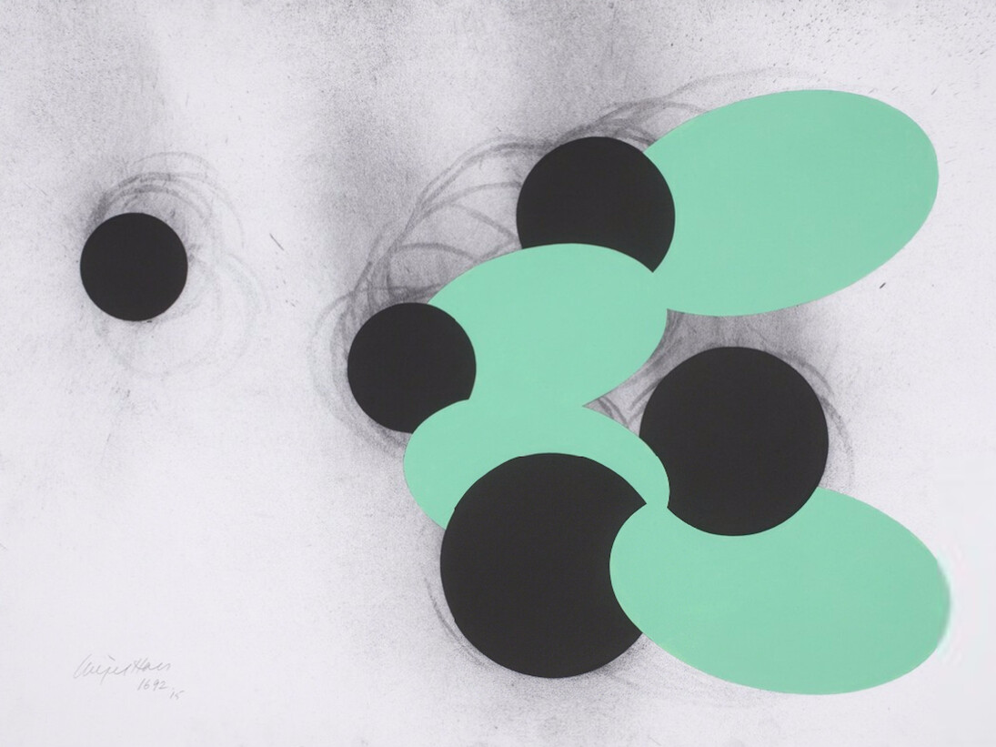 Nigel Hall, Drawing 1692, 2015. Courtesy of Annely Juda Fine Art