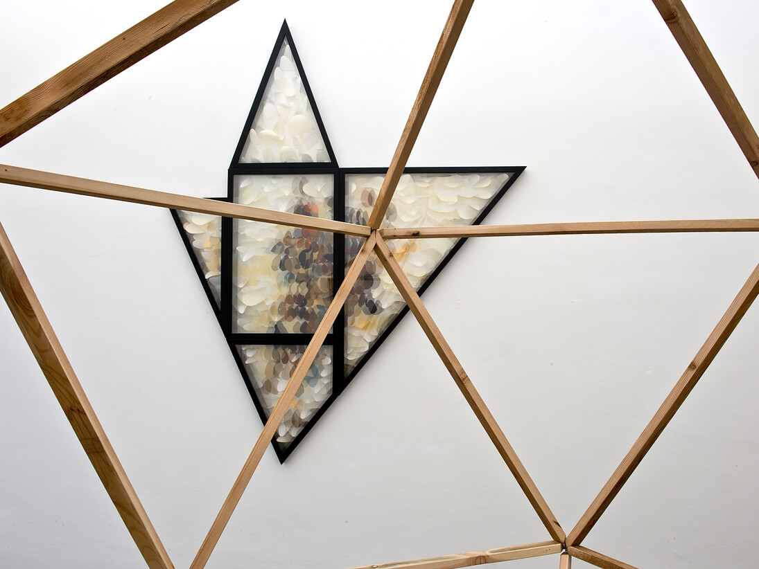 Maurizio Donzelli, Icosaedro e Mirror Stella, Courtesy of Eduardo Secci Contemporary