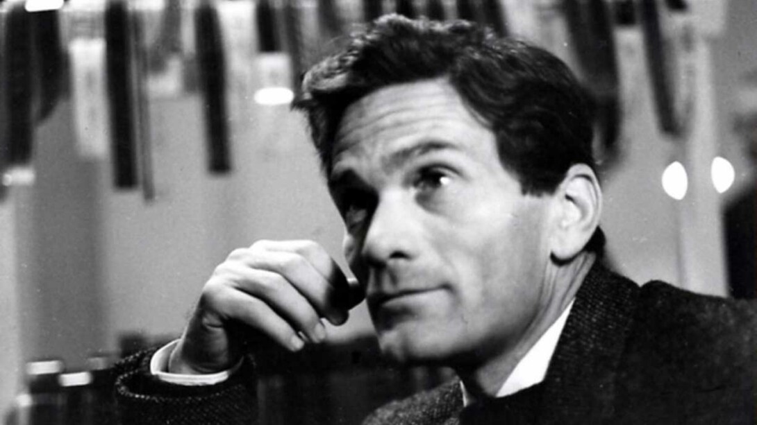  Foto di Pier Paolo Pasolini durante le riprese de "Il vangelo secondo Matteo"