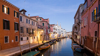 A view of Venice canals