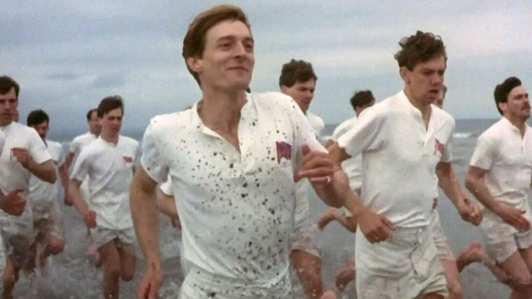 Fotograma de la película «Carros de fuego» (1981) cuya banda sonora fue compuesta por Vangelis