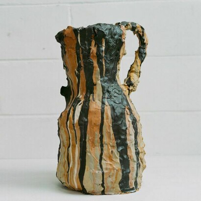 Robert Rush, Jug Series (Loving Cup), 2013, ceramic, 60 x 25 x 25 cm