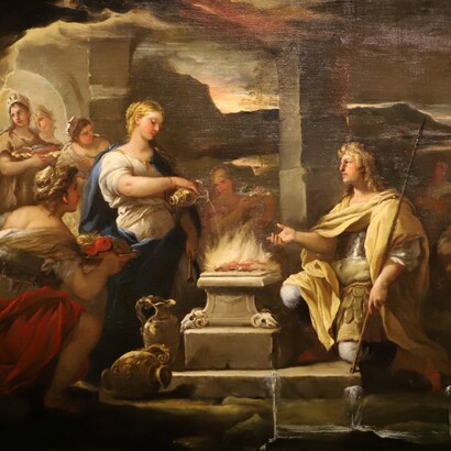 Luca Giordano, Ulisse e Calipso, 1675, Accademia dei Concordi, Rovigo, Italia