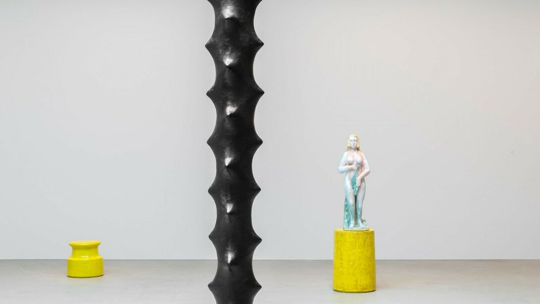 Johan Creten, Exhibition view. Courtesy of Almine Rech Gallery