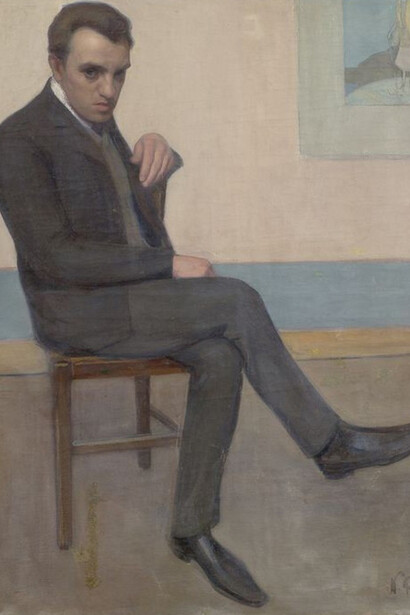 Nikolai Triik, Ritrato di Konrad Mägi © Photo Courtesy of the Art Museum of Estonia / Stanislav Stepashko