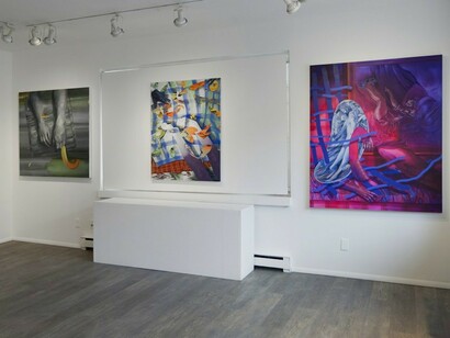 Deceptive Spaces, Exhibition view. Courtesy of Roman Fine Art