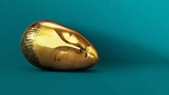 Costantin Brancusi, La musa addormentata (1910) - Bronzo -  Centro Pompidou, Museo Nazionale di arte moderna. Scopri l'arte rivoluzionaria di Costantin Brancusi al Centro Pompidou