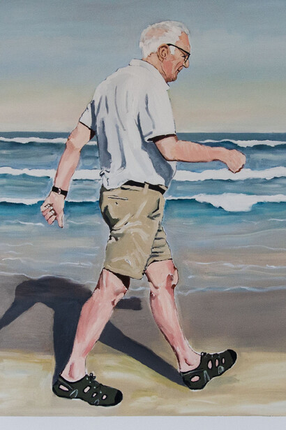 Leon Vermeulen, On his way (detail). Courtesy of Knysna Fine Art