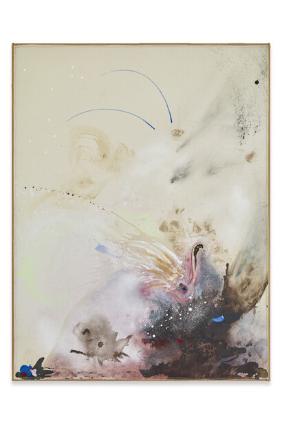 Lucy Dodd
The Snooze at Swan's Noon, 2018
Wild walnut, hematite, Tetley’s, cochineal, azurite, squid ink, baby poo, Dragon’s Blood, dry pigments, and acrylic on canvas
159,4 x 120 cm
62 3/4 x 47 1/4 inches
© Lucy Dodd
Courtesy of Sprüth Magers and David Lewis Gallery, New York Photography by Stephen White