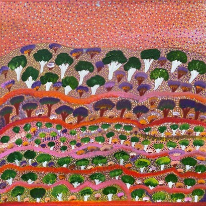 Daisy Peterson, Landscape (detail). Courtesy of Japingka Gallery