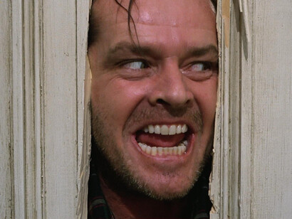 Jack Nicholson in Shining