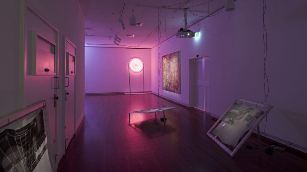 Various artists, Accursed sharing, exhibition view. Courtesy of Goolugatup Heathcote