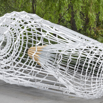 Sahand Hesamiyan, Nahankhane, 2017. Nine Iranian Artists in London: THE SPARK IS YOU, installation view at Parasol unit, London, 2019. Photography by Benjamin Westoby.