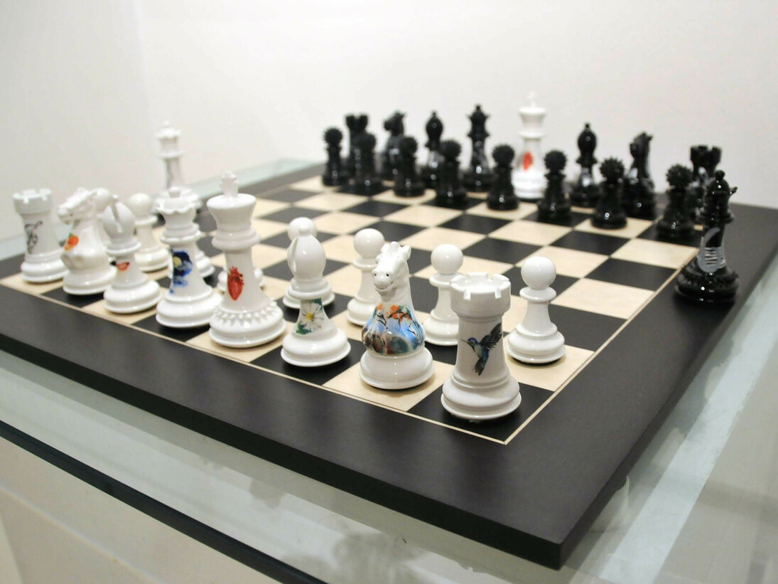 Daniela Raytchev, 'Addictions' Purling London Luxury Chess set