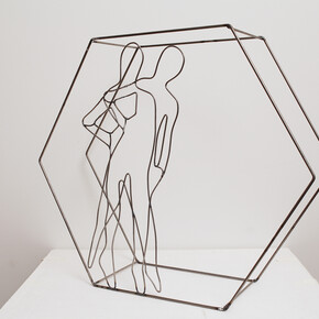 Laura Zeni, Corpi, 2015, iron, 43 x 50 x 15 cm © Bruno Bani