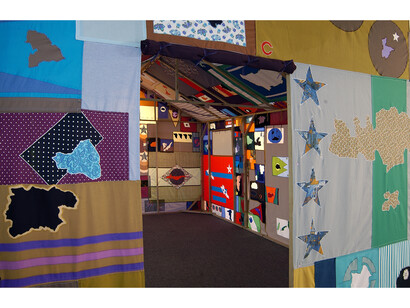 Rushton and Tyman, Flaghall, 2005, Mixed media, Installation detail
