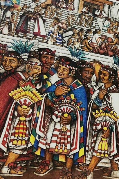 Murales en el Palacio de Gobierno de Tlaxcala, México