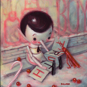 Brandi Milne_Don't You Know You're Life Itself_Acrylic on panel_12_ x 12_