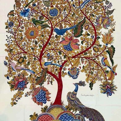 L'Albero della vita, arte Kalamkari